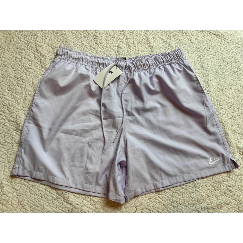 Nike Mens Woven Flow Shorts Oxygen Purple Size XL